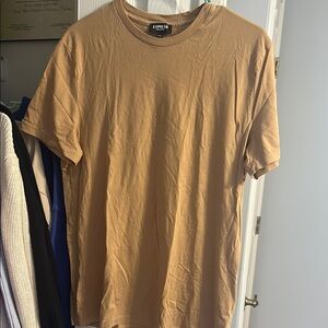 Men's Tan T-Shirt Express